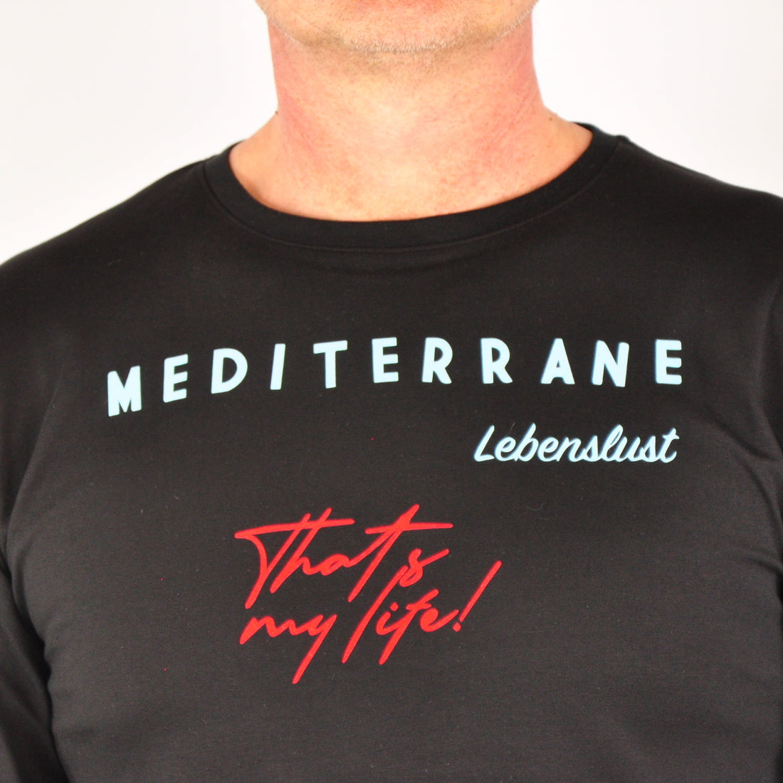 MEDITERRAN Men №3 – Schwarzes Langarm T-Shirt