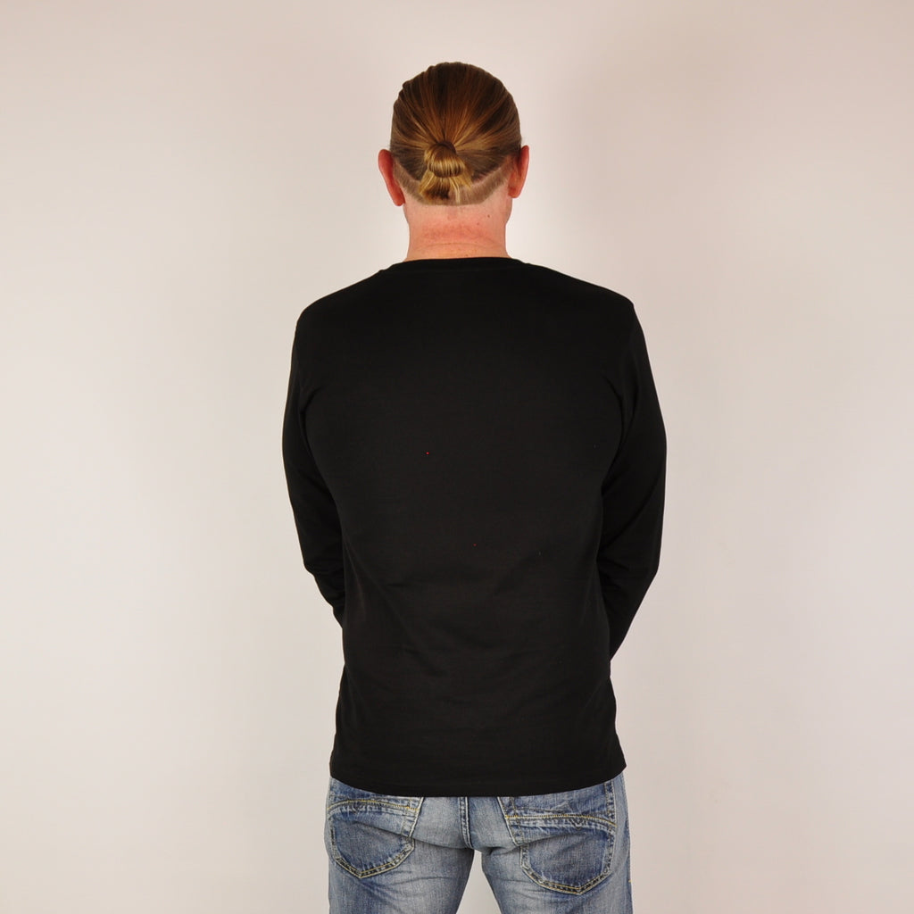 MEDITERRAN Men №3 – Schwarzes Langarm T-Shirt