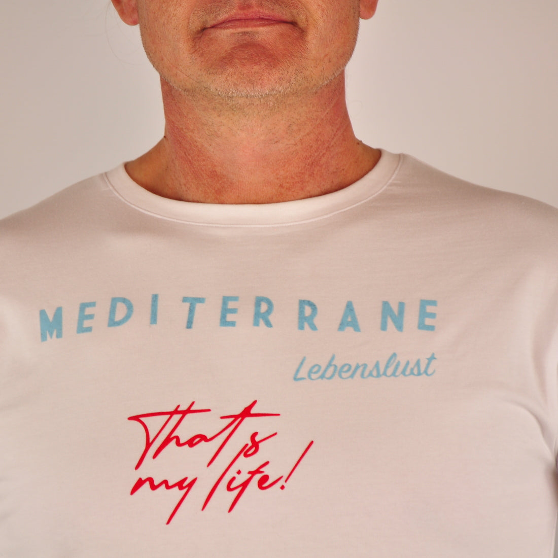 MEDITERRAN Men №1 – Weißes Langarm T-Shirt