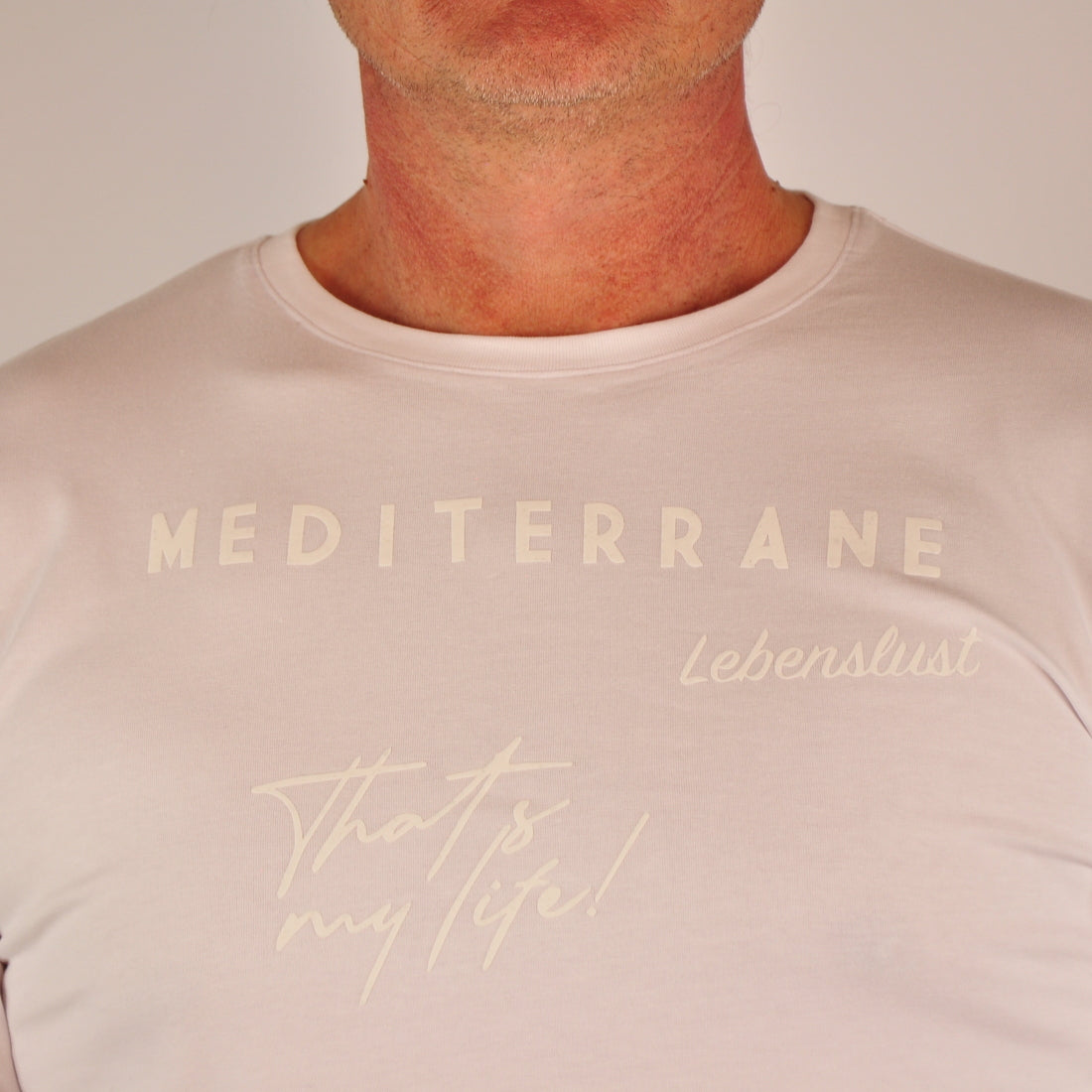 MEDITERRAN Men №2 – Weißes Langarm T-Shirt