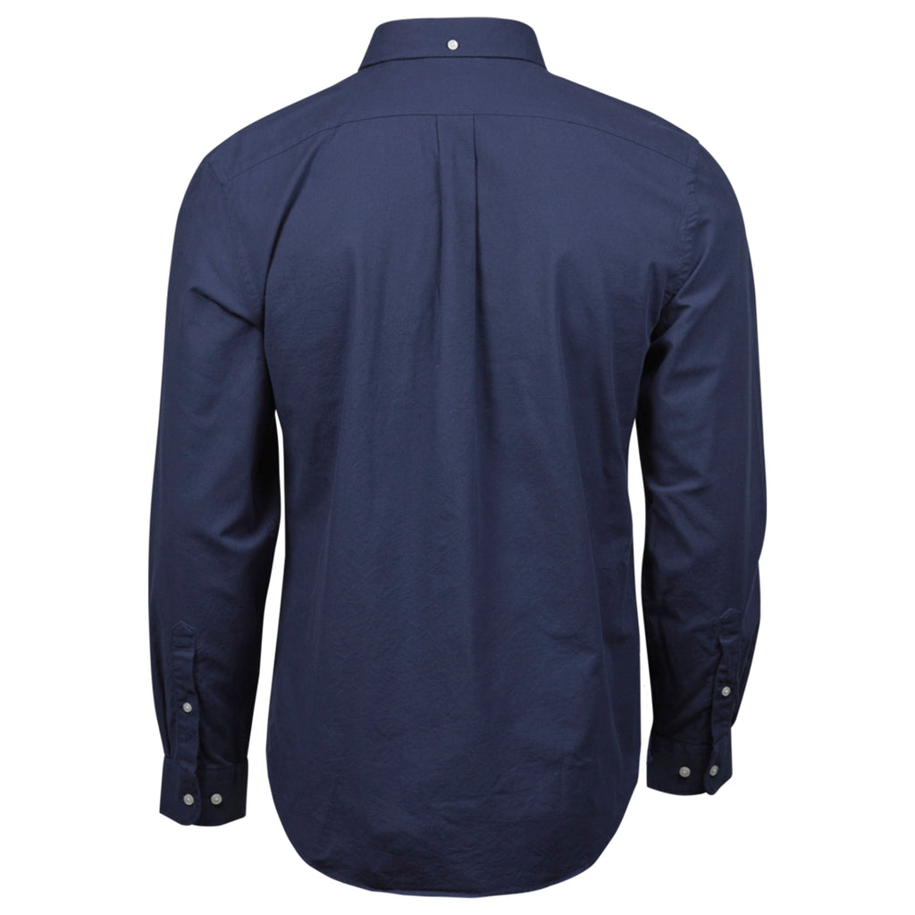 James №3 – Navy Oxford-Hemd