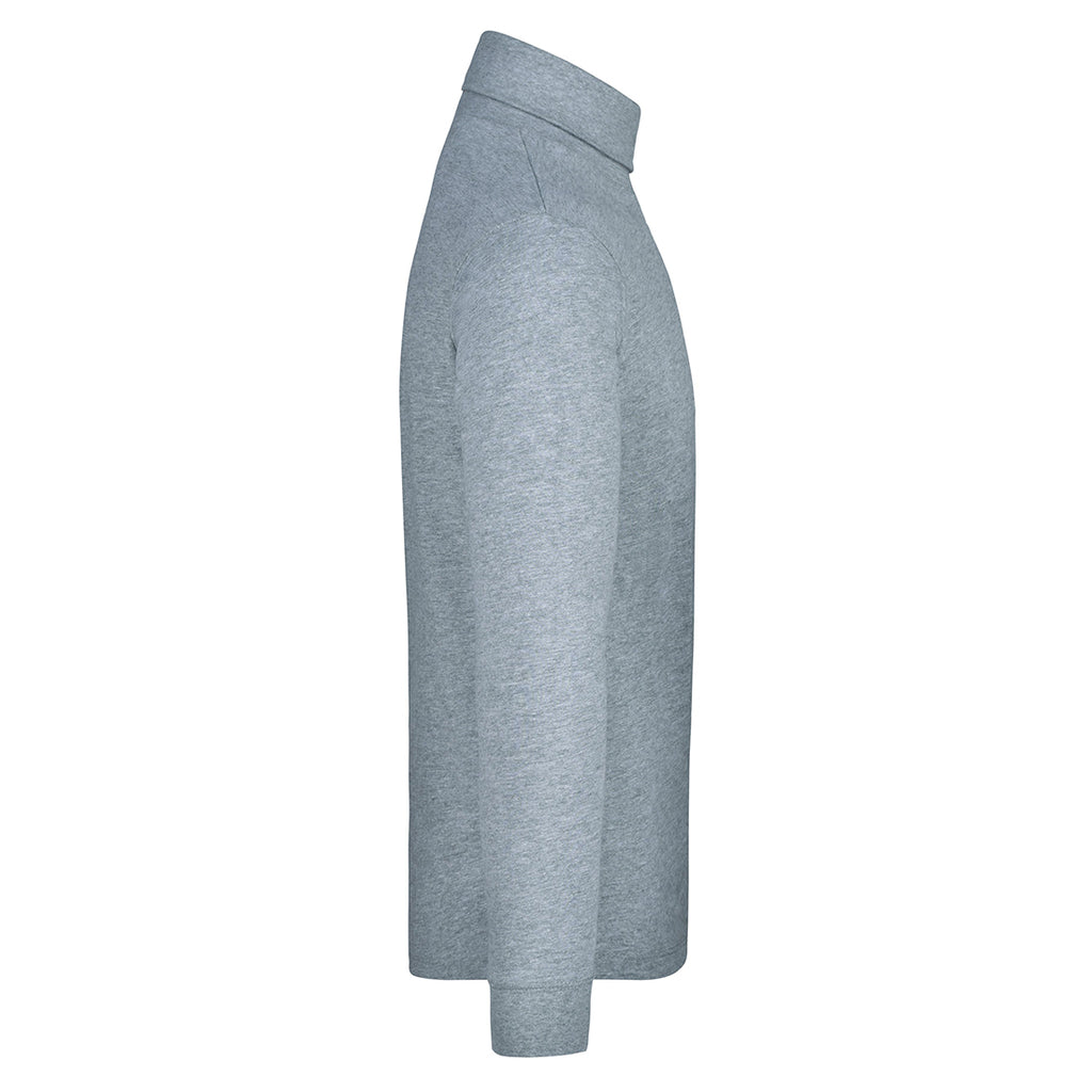 Christian №3 – Grauer Rollkragenpullover aus 100 % Baumwolle