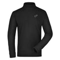 Christian №2 – Schwarzer Rollkragenpullover aus 100 % Baumwolle