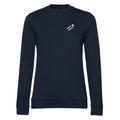Anna №3 – Dunkelblauer Light Sweater mit weißer Logostickerei