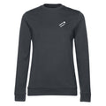 Anna №4 – Dunkelgrauer Light Sweater mit weißer Logostickerei