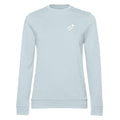 Anna №8 – Hellblauer Light Sweater mit weißer Logostickerei