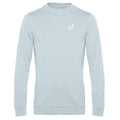 Robert №6 – Hellblaues leichtes Sweatshirt mit weißer Logostickerei