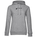 Lisi №7 – Grauer Hoodie mit schwarzem Logodruck