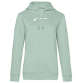 Lisi №10 – Mintfarbener Hoodie mit weißem Logodruck