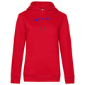 Lisi №15 – Roter Hoodie mit blauem Logodruck