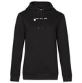 Lisi №2 – Schwarzer Hoodie mit weißem Logodruck