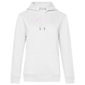 Lisi №1 – Weißer Hoodie mit rosa Logodruck