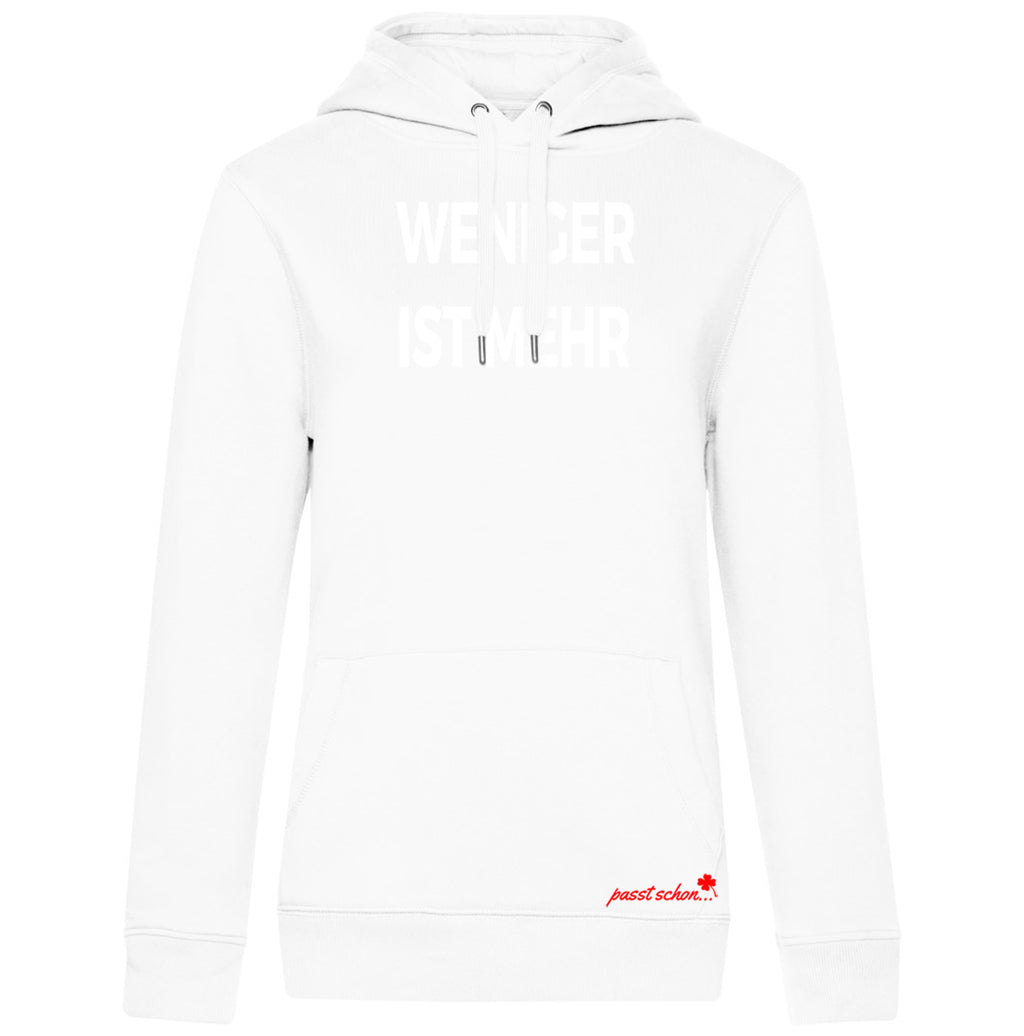 WENIGER IST MEHR  №7 | Klassisch geschnittener Damen Hoodie