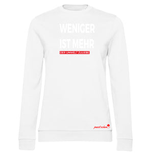 WENIGER IST MEHR  №5 | Der Umwelt zuliebe | Klassisch geschnittener Damen Sweater