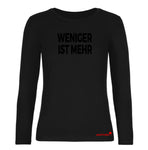 WENIGER IST MEHR  №10 | Leicht tailliert geschnittenes Damen langarm T-Shirt