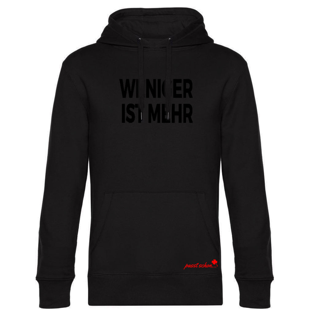 WENIGER IST MEHR  №16 | Klassisch geschnittener Herren Hoodie