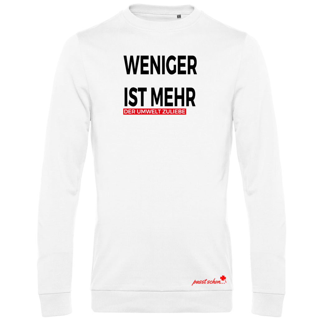 WENIGER IST MEHR №6 | Der Umwelt zuliebe | Klassisch geschnittener Herren Sweater